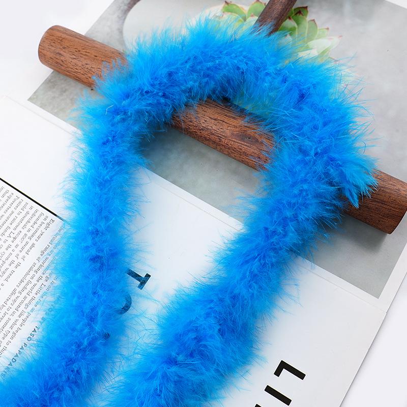 Colorful Turkey Feather Strips for DIY Crafts and Christmas Decorations