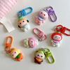 Cartoon Keychain Resin Fruit Baby Key Ring Bag Pendant Lightweight Key Holder Jewelry Accessories for Women Girls