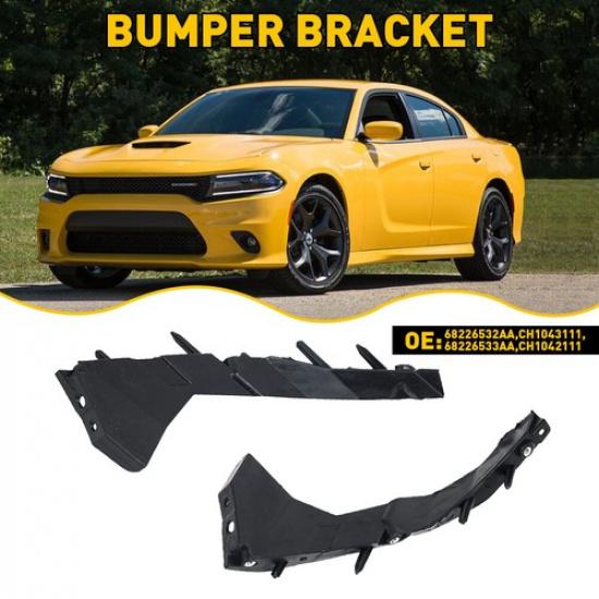 For Dodge Charger Bumper Bracket 2015- Pair Passenger & Driver Side Front EA