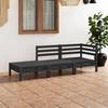 VidaXL Solid Pine Wood Garden Lounge Set 3 Pcs Patio Furniture Terrace Furniture Garden Furniture Furniture Set 3082616