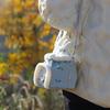 Hamster Carry Pouch Travel Carrier Breathable for Squirrel Hedgehog Green