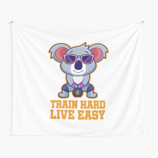 Cute Koala Tapestries Cartoon Koala Bear Wall Tapestry for Kids Boys Girls Kawaii Wild Animals Bedroom Home Decor Tapestry