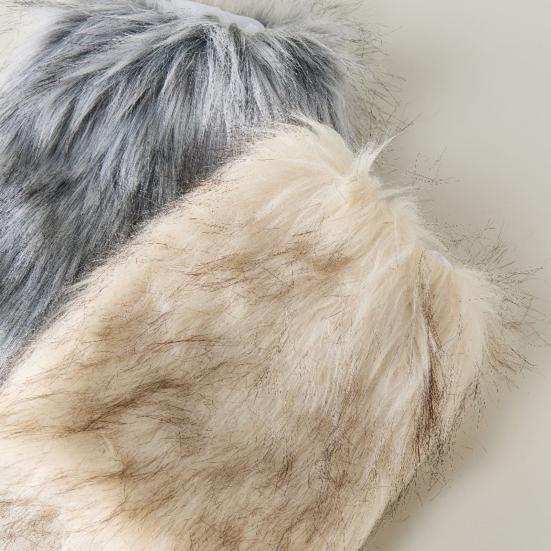 Sztuczne futro ocieplacze na nogi damskie dziewczęce futrzane nakładki na buty puszyste nakładki na mankiety butów przytulne zimowe ocieplacze na łydki na imprezy odzież uliczna