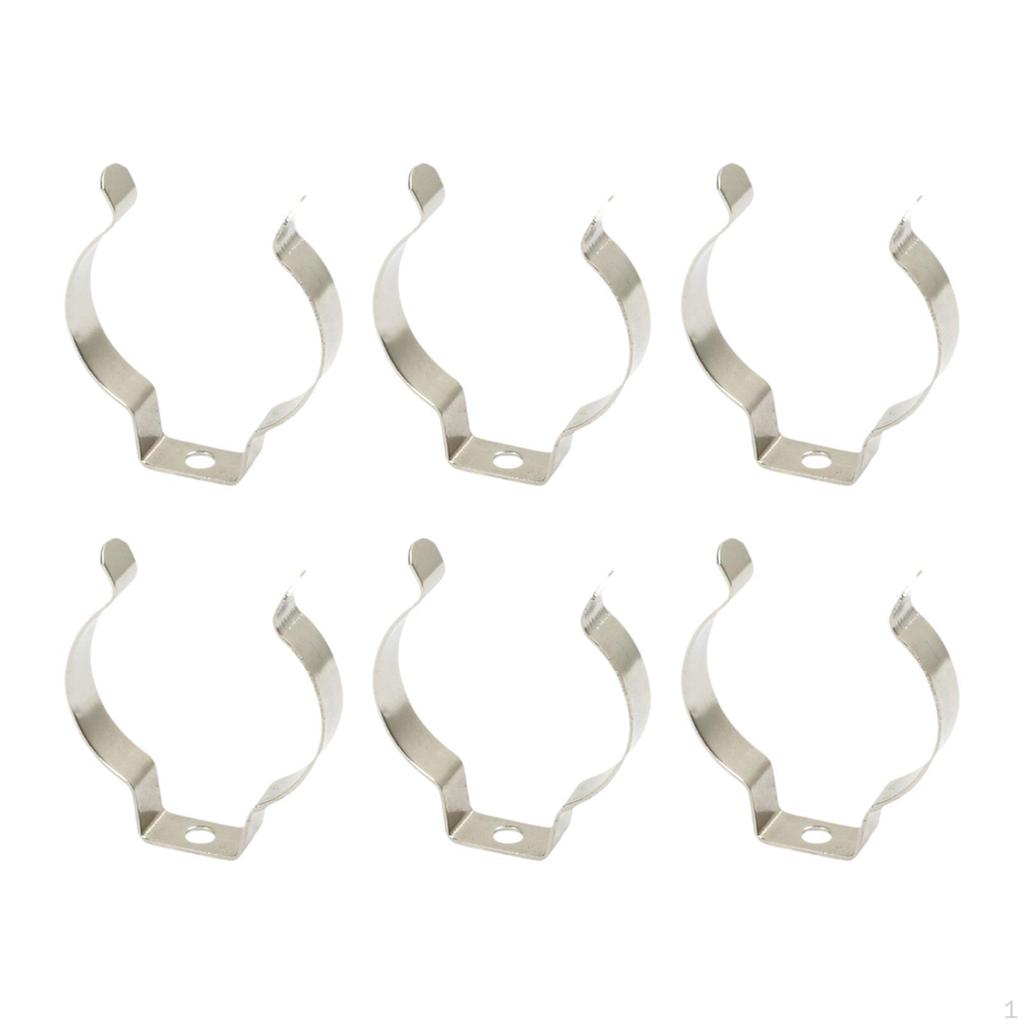 6 Pieces T12 Clip Holder Replacement Lamp for LED Fluorescent Tube Wedding