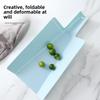 Foldable Plastic Cutting Board - Easy Clean Kitchen Fruit & Salad Prep Board