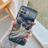 Japanese Pub Wave Anime Art Case For Oppo A60 A80 A40 A17 A57 A77 A74 A54 A94 A78 A98 A18 A38 A58 A96 A76 A16 A15 A5 Pro