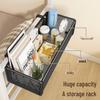 Adjustable Dormitory Bedside Hanging Storage Basket & Rack