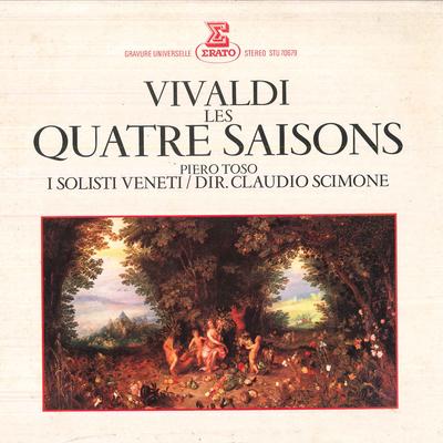 LP Deska PIERO TOSO,I SOLISTI VENETI,CLAUDIO - Vivaldi Čtvero ročních období STU70679 ERATO Japonsko Klasická Použitá