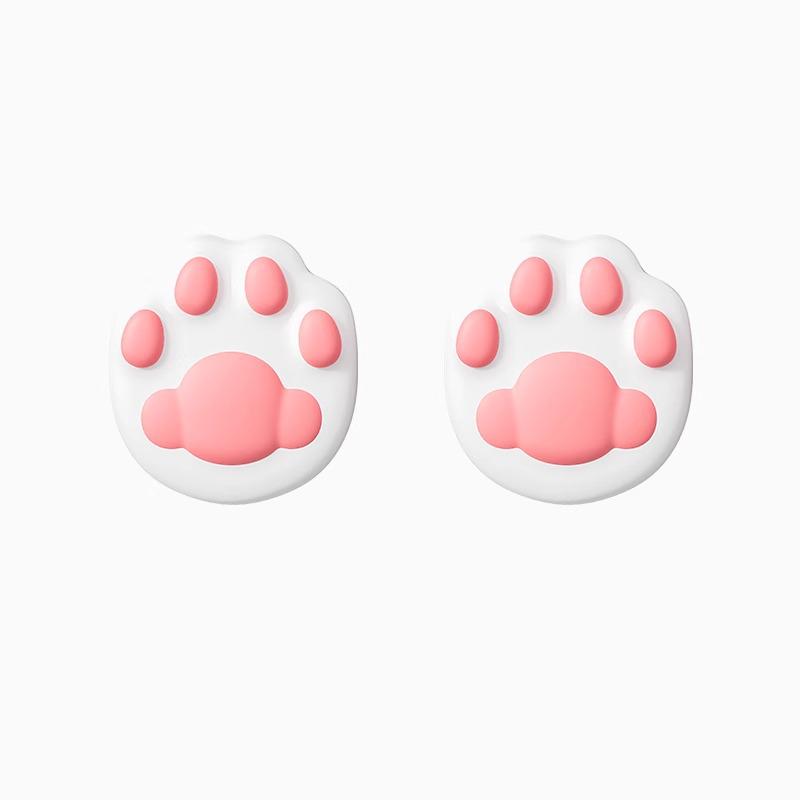 3D Katzenpfote Antikollisionsaufkleber für Türgriffe: Niedliches Cartoon Silikon Pufferpad