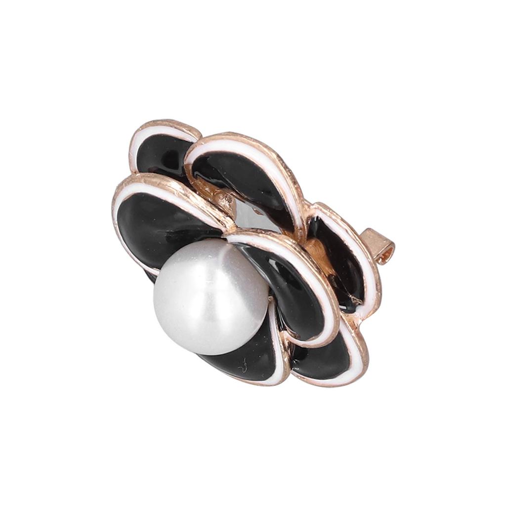 Brooch Pin Camellia Shape Unique Exquisite Design Decorative Clothes Decoration Accessories