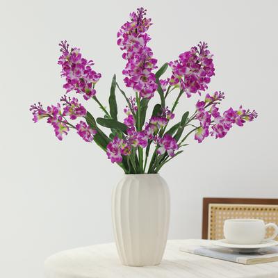 Simulation Hyacinth Hot-selling Fake Flower Pastoral Home Furnishing Hotel Soft Flower Arrangement Decoration