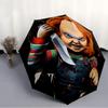 Chucky Fashionable Automatic Opening/Closing Folding Umbrella. Portable and Foldable, Ideal for Gift, Travel, and Daily Use.