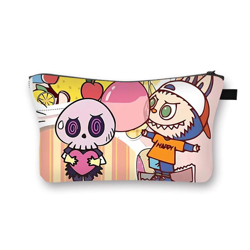 Cosmetic Bag for Girls, Large Capacity, Cute Storage, Toilet Bag, Portable Clutch Bag.