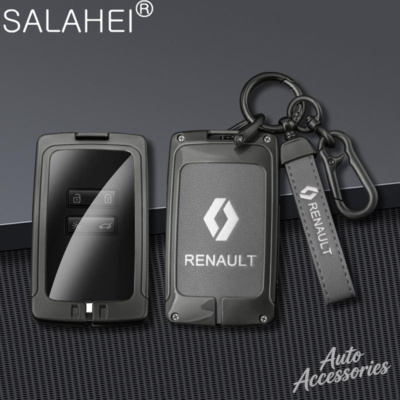 Alloy Car Key Case For Renault Megane Grand Scenic Kadjar Laguna Koleos Fluence Talisman Espace Dacia Sandero Protection Shell UU1