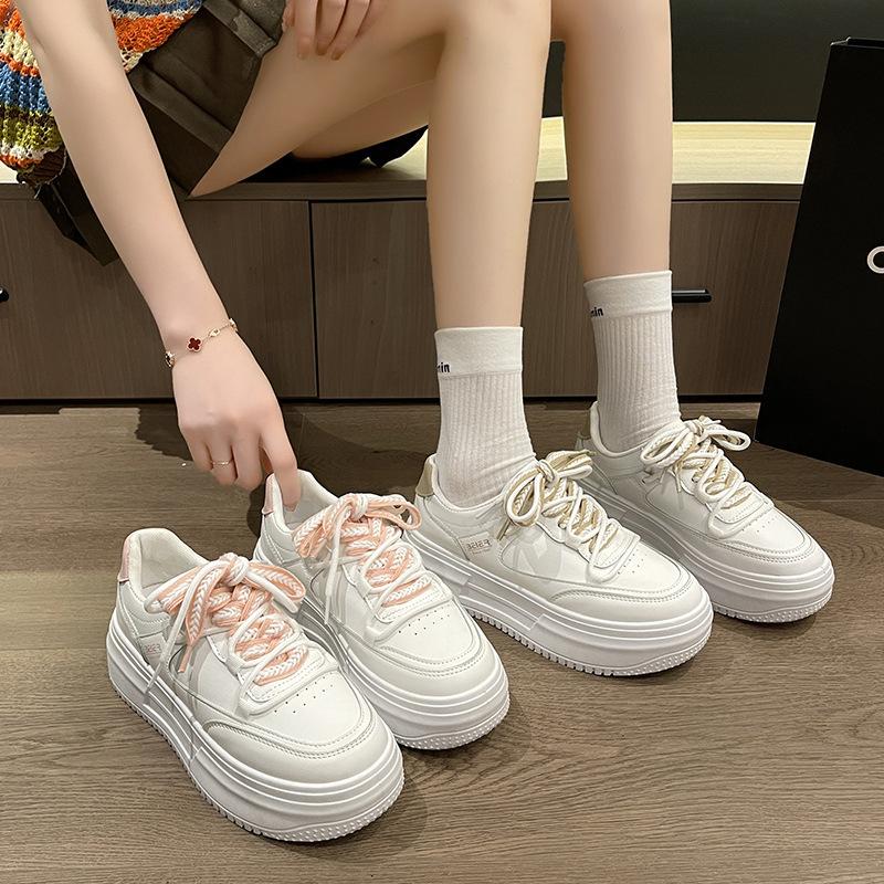  summer new ins platform casual sports shoes versatile retro student breadboard shoes