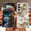 For Realme C65 Case Cute Cartoon Butterfly Cover Soft Silicone Phone Case Fundas For Realme C 65 C65 RealmeC65 4G Bumper