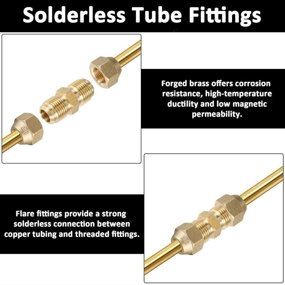 1/2" 1/4" 3/8" Złączki miedziane Proste Złączki kielichowe HVAC Klimatyzacja Chłodnictwo