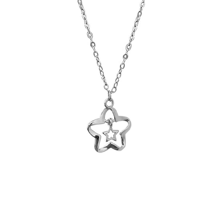 

Hollow Out Star Necklaces Star Pendant Necklace Y2k Jewelry Alloy Material Gift 1