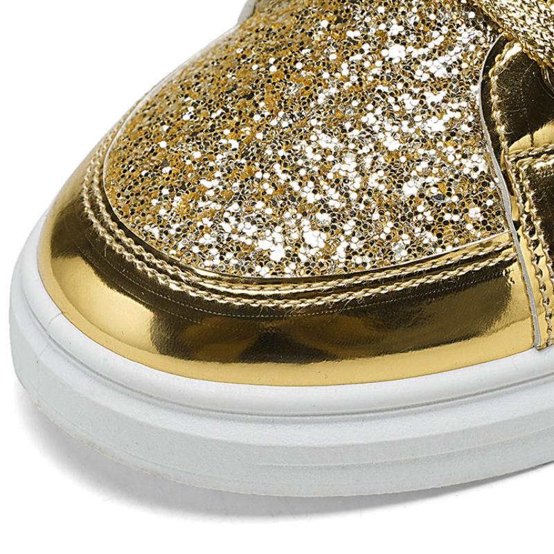 Luxury Men's Sneakers New Sequined Men Casual Shoes Breathable Walking Sports Shoes European Style Board Shoes Zapatillas Hombre