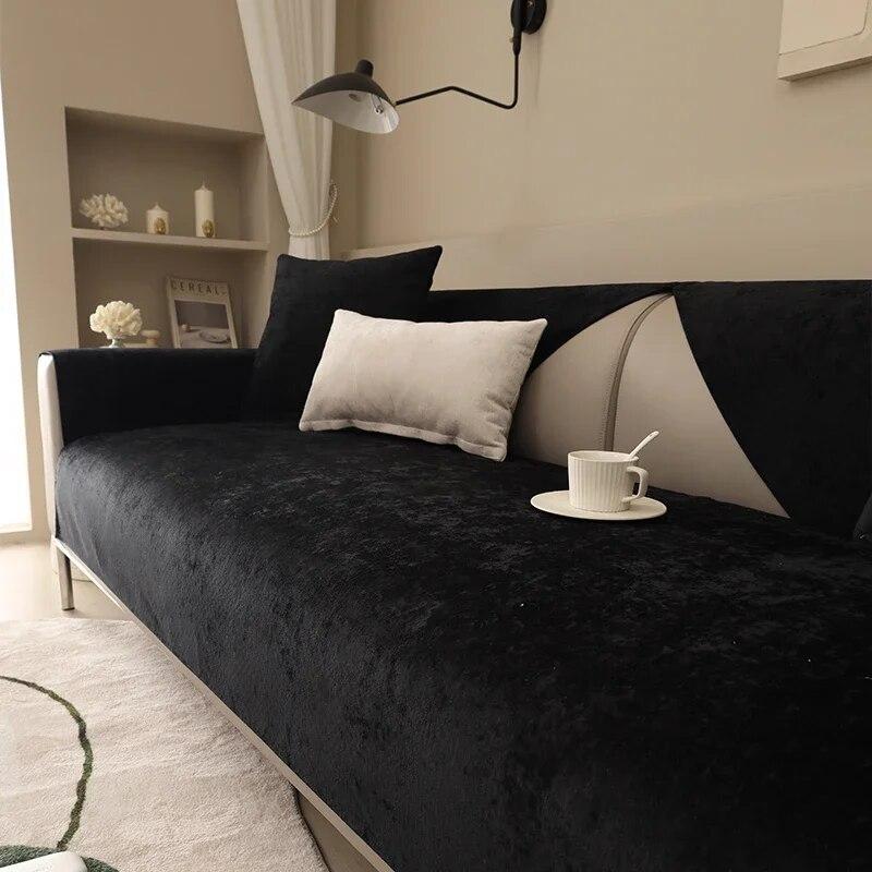 

Новая бархатистая универсальная подушка для дивана, высококачественная ткань, однотонная противоскользящая подушка для сиденья 70x70cm