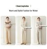 Luxury Soft Cashmere Wide-Leg Knit Pants for Women