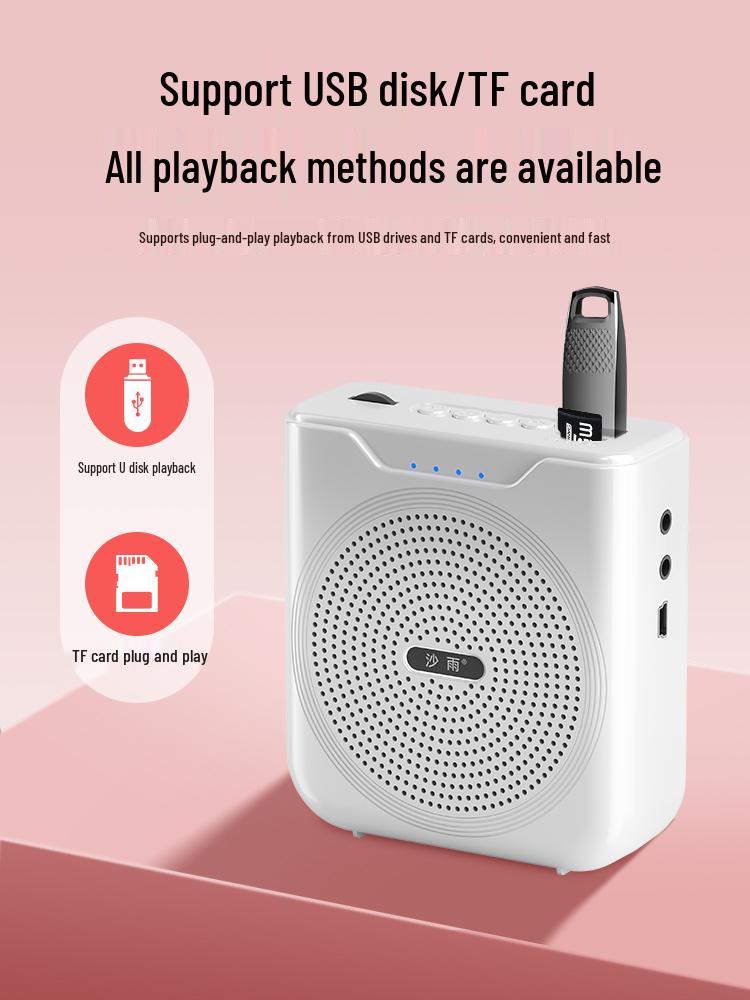 BeeSpeaker: Wireless Bluetooth Microphone for Teachers, Tour Guides, Lecturers - Classroom & Lecture Audio Amplifier