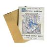 Medieval Valentine's Card with Envelope Vintage Medieval Love Greeting Card with Humorous Phrases Couples Boyfriend Girlfriend Gift