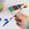 60/120 Colors Dual Tip Brush Art Marker Pens – Watercolor Fineliner & Brush for Manga Coloring Drawing Painting Stationery Supplies