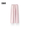 Semir Women's Heating Antibacterial Fleece Wide-Leg Casual Pants