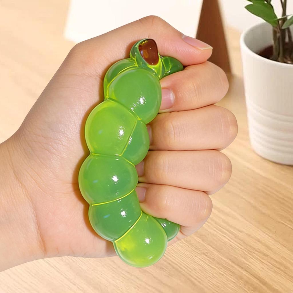 Soft Realistic Grape Shape Squeeze Toy Calming Pocket-Sized Squeeze Toy for Boys Girls Children Students Adults Classroom Home