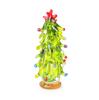 Glass Crafts Jiangsu Glass Ornaments Car Accessories Mini Micro Landscape Christmas Tree  Gift