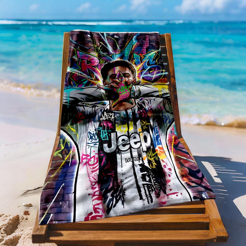 Juventus Beach Towel High Absorbency Quickdry Comfortable Lightweight Suitable For Swimming Gym Camping Yoga Vacation