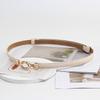 1Pc Adjustable Plutonium Leather Ladies Dress Accessories Slim Belts Thin Women Belt Belts Alloy Buckle  Female Waist