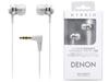 Denon Kulak İçi Kulaklıklar, Beyaz, AH-C260-W