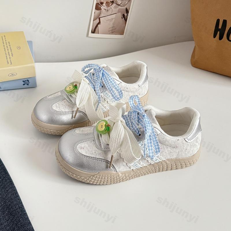 Fashion Women's Vulcanized Shoes Autumn Fashion Cross Tied Breathable Outdoor Casual Shoes Lightweight Comfortable Luxury Non Slip Flats