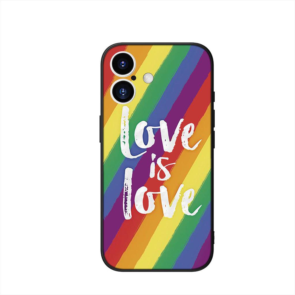 LGBTQ love is love Heart LGBT Phone Cover Case for OPPO A18 A16 A17 A38 A54 A40 A60 A80 A78 A79 A57 A55 A96 A15 A12 Casing