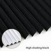 Self‑Adhesive Pleated Window Curtain,No Drill Blackout Privacy Shade for Bedroom Home