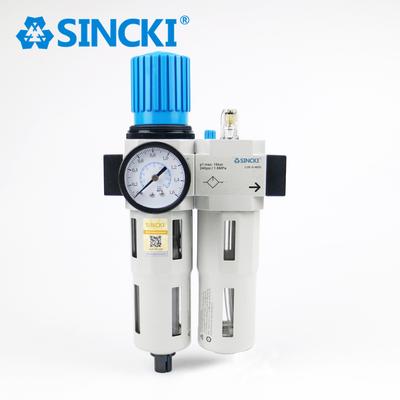 SINCKI Industrial Machinery Pneumatic Air Filter FRC Air Source Treatment FRL Unit Oil Filter Regulator Lubricator