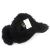 Universal Chemistry Rabbit Black Fur Beanie Rabbit Hat