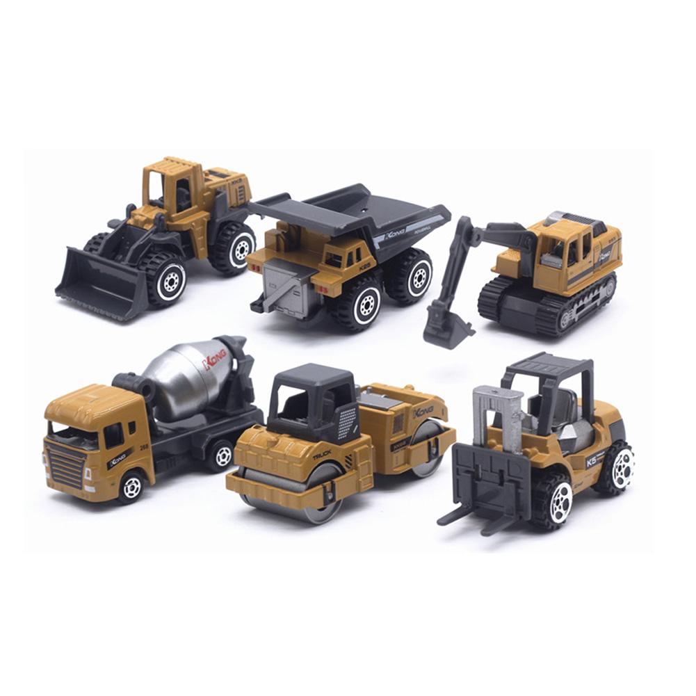 1Celsius64   Alloy Truck Engineering Car Toys Model Set for Children Gift Home Decoration