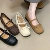 Premiumversjon ballett ensko fransk ord med lett munn med skjørt ensko sløyfe firkantet tå Mary Jane damesko