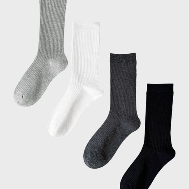 TSH Basic Ribbed Socks 4 Colors
