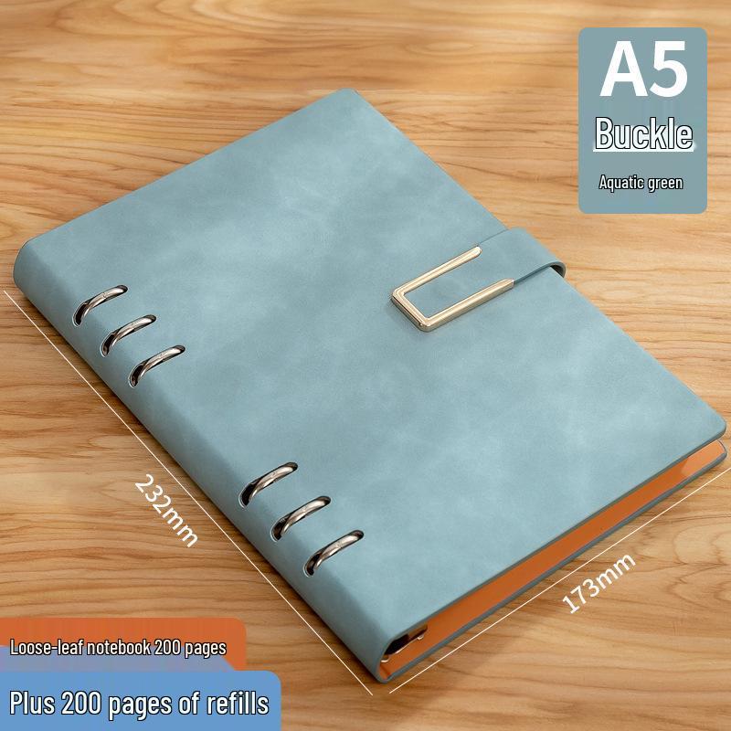 İş ve Öğrenciler İçin Çıkarılabilir Sert Kapaklı Gevşek Yapraklı Defter