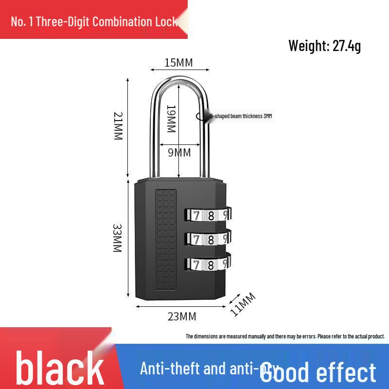 Minggu Small Metal Combination Padlock