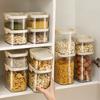 Sealed Grain Storage Box Transparent Cereal Dried Goods Jar Food Storage Box  Kitchen