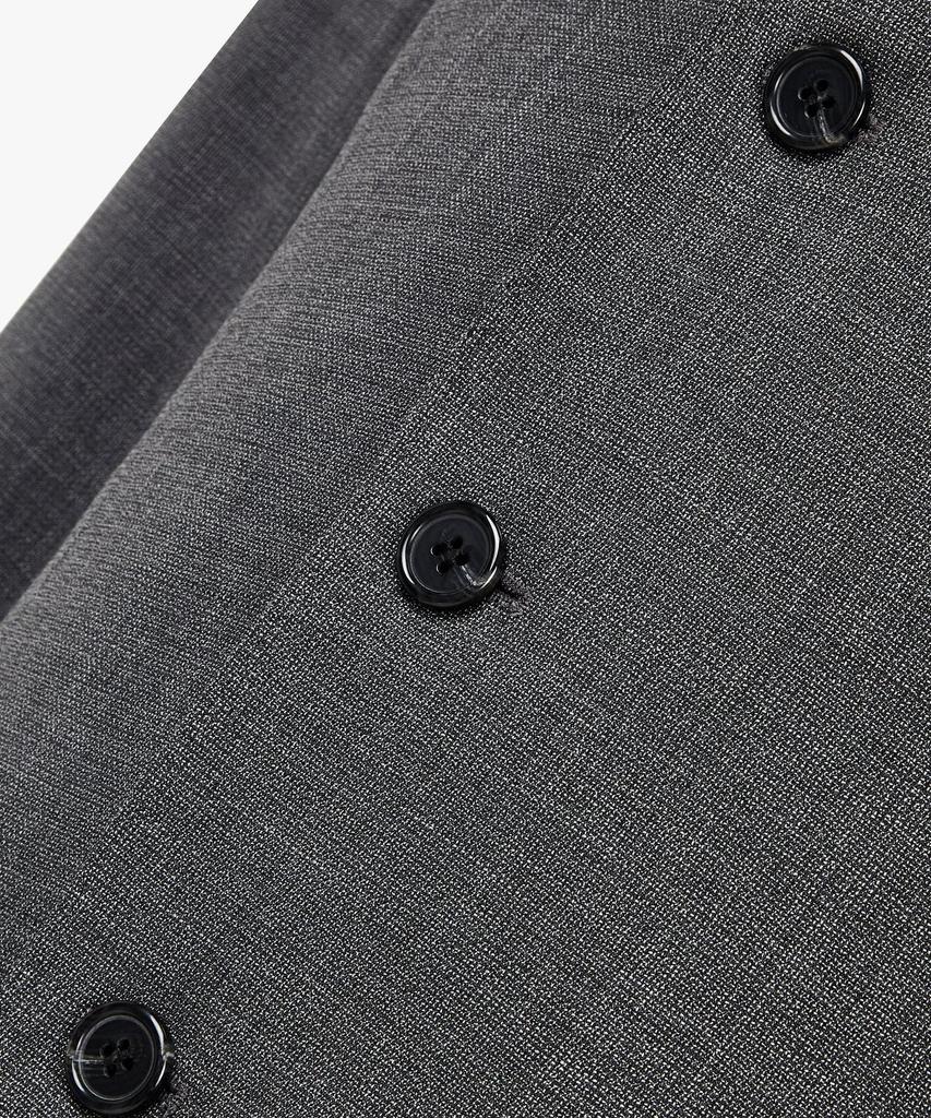 Man On The Boon [Loropiana Fabirc] Notched Lapel Wool Single Jacket_Grey 4714151001