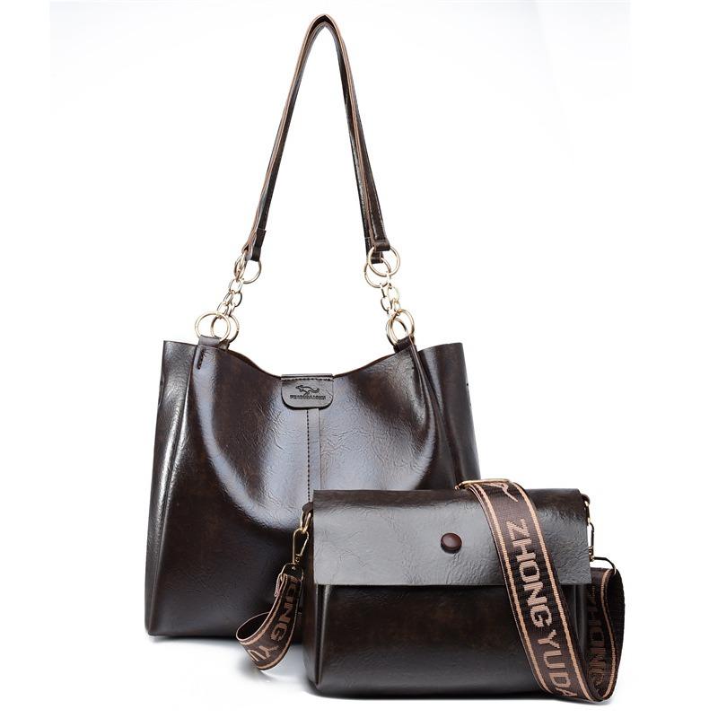 Modische und trendige Tasche mit großem Fassungsvermögen, Retro- und modische Damen-Tragetasche, Einzel-Schultertasche für den Weg zur Arbeit