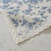 Blanche Cotton & Linen Tablecloth: Ideal for Living Room Coffee Tables & Afternoon Tea Round Tables