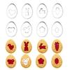 5/8/9pcs Stainlness Steel Cookie Cutter Mould Set Mini Easter Pastry Cookies Sandwich Biscuit Baking Molds Cake Decoration Tools