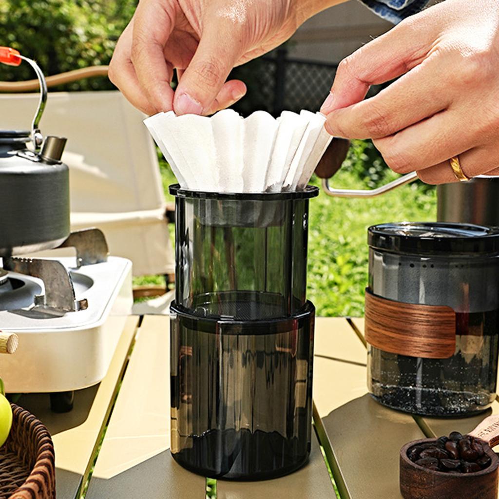 Kávový filtr 3 v 1 Kávové šálky Přenosný kávový filtr Opakovaně použitelný Kávovar Příslušenství Cestovní Přenosné Kávové šálky